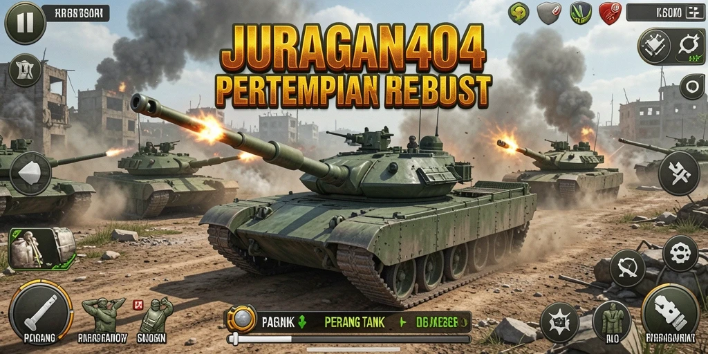 Tampilan antarmuka JURAGAN404 yang futuristik dan intuitif.