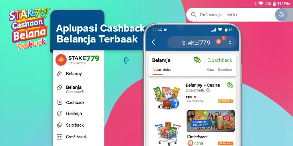 Antarmuka aplikasi STAKE779 yang menarik dan mudah digunakan untuk cashback.
